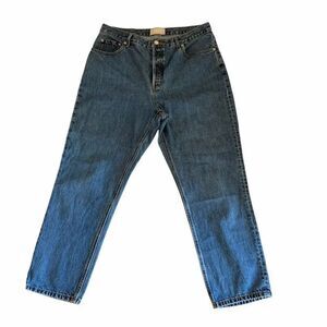 Everlane the 90s Cheeky High Rise Medium Wash Hourglass Curvy Jeans SZ 32 # 2589